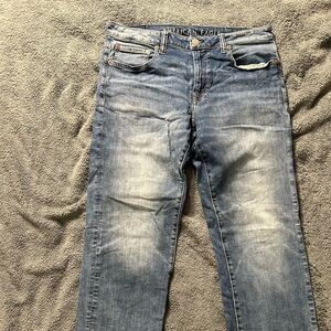 Mens American Eagle Ne(x)t Level Flex Jeans Size 34x34 Medium Wash